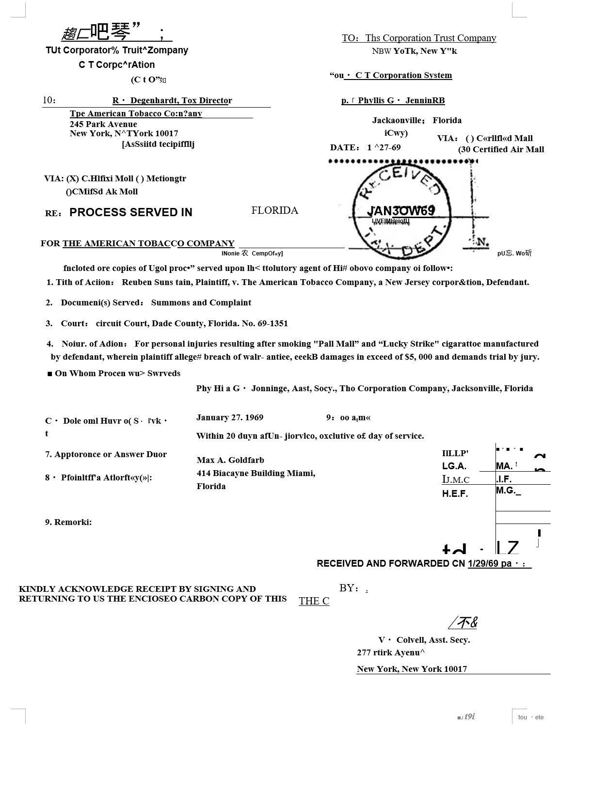 The desktop OCR result, as shown in Word